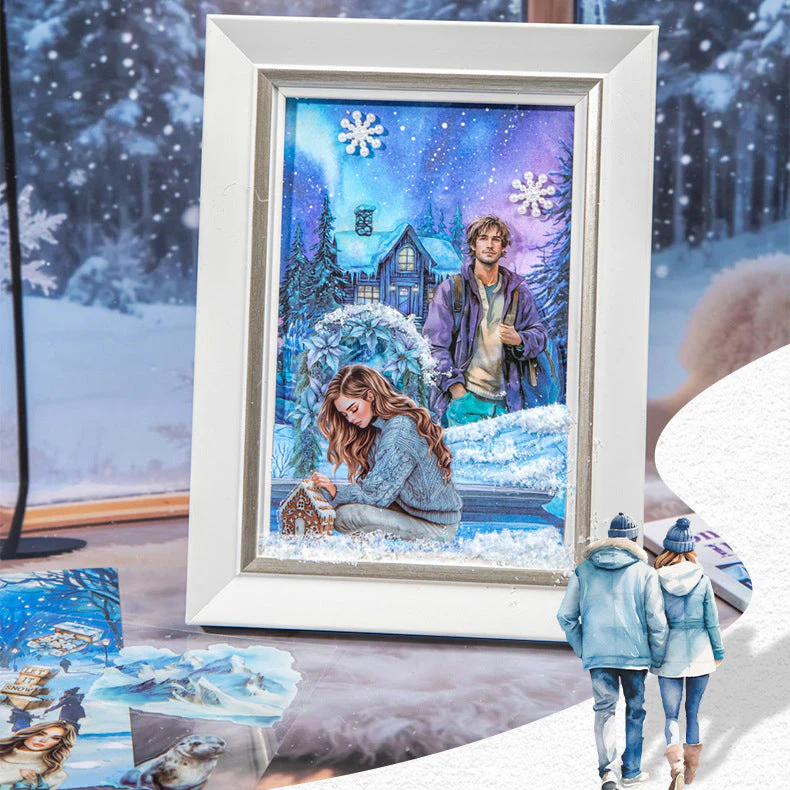 Snow Country Illusion Sticker Book 20pcs - Image 13