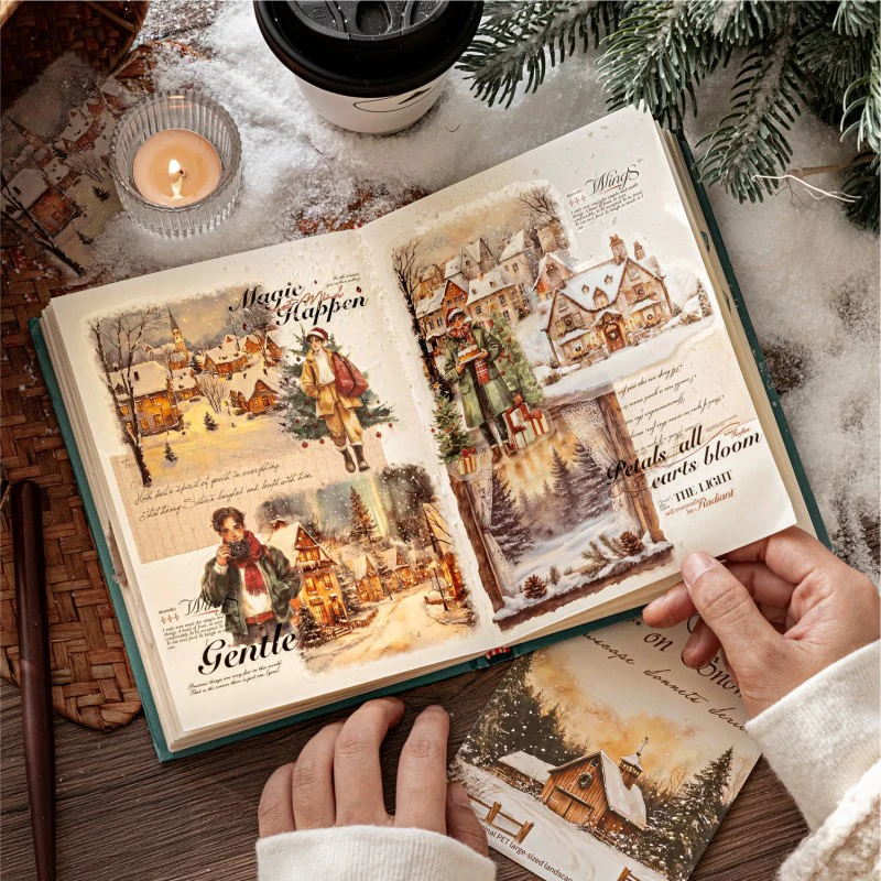Snow Realm Poetry Series Sticker Pack 15Pcs - Image 6