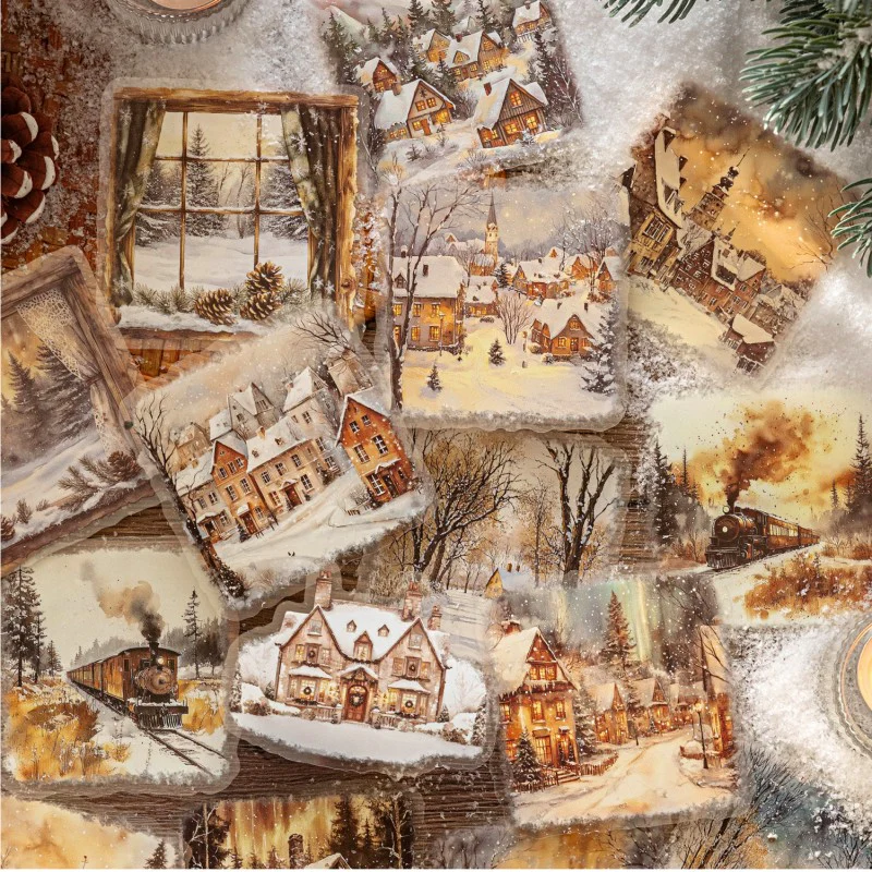 Snow Realm Poetry Series Sticker Pack 15Pcs - Image 9