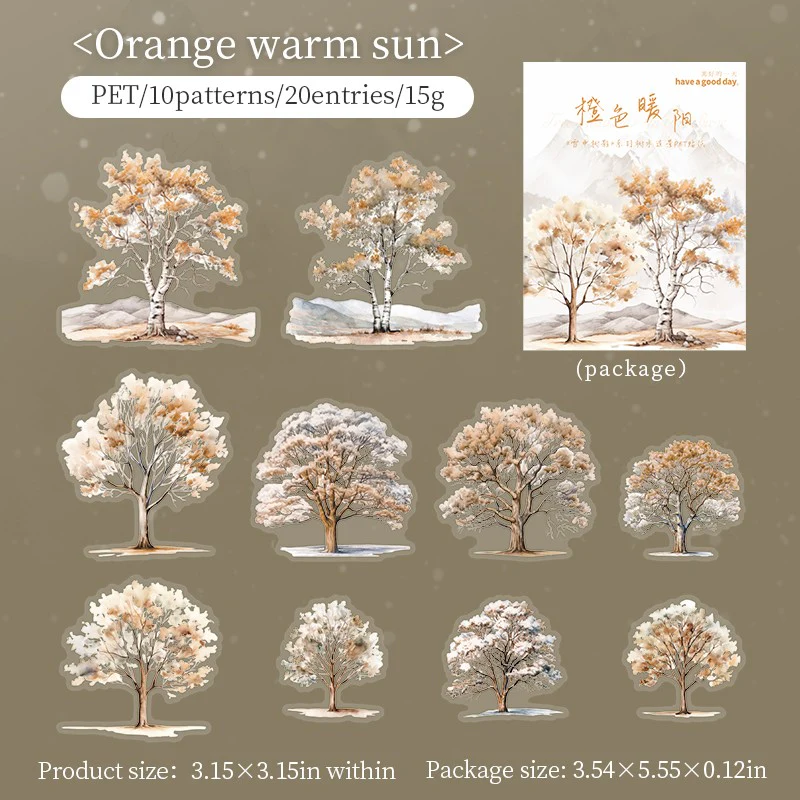 Snowy Tree Shadows sticker - Image 8