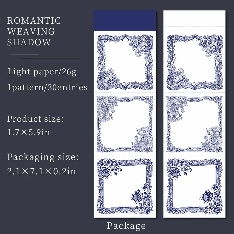 Soft Vine Dream Series Lace Memo Pad - Image 11