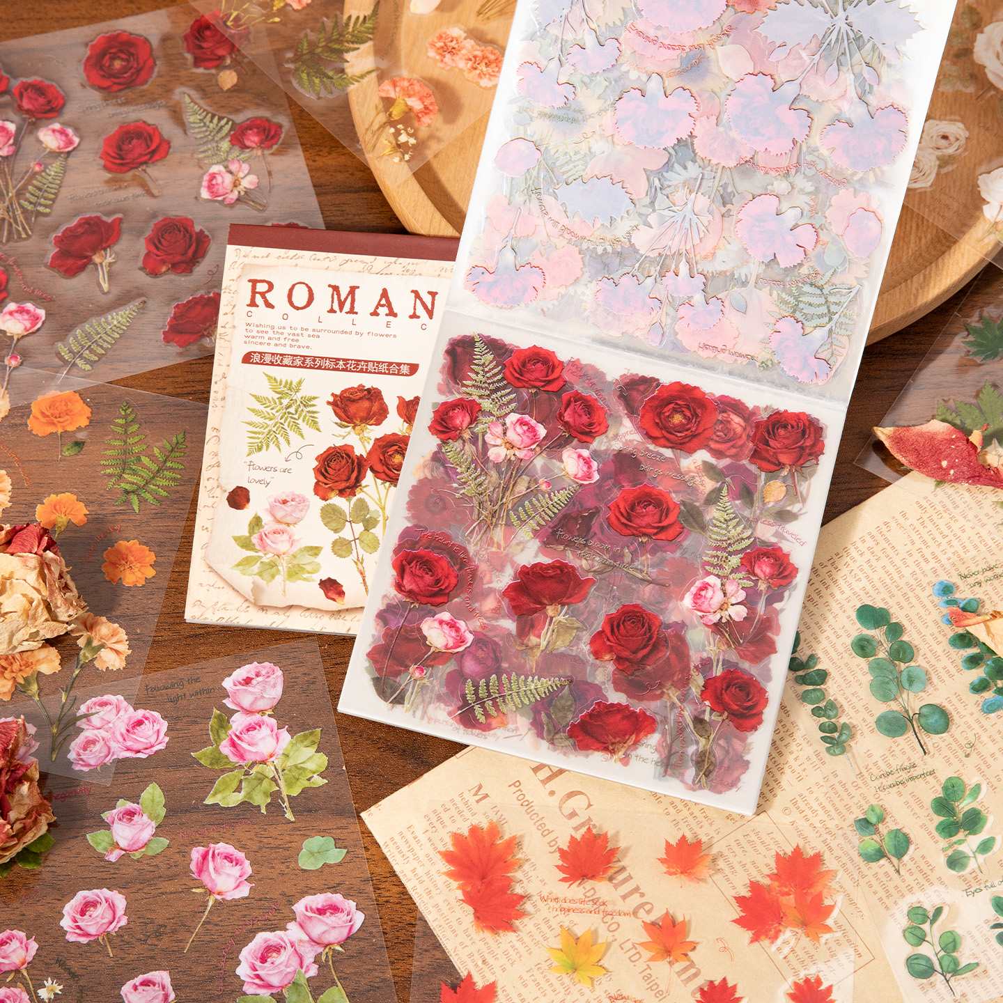 Specimen Flower Sticker Book 30Pcs - Image 6