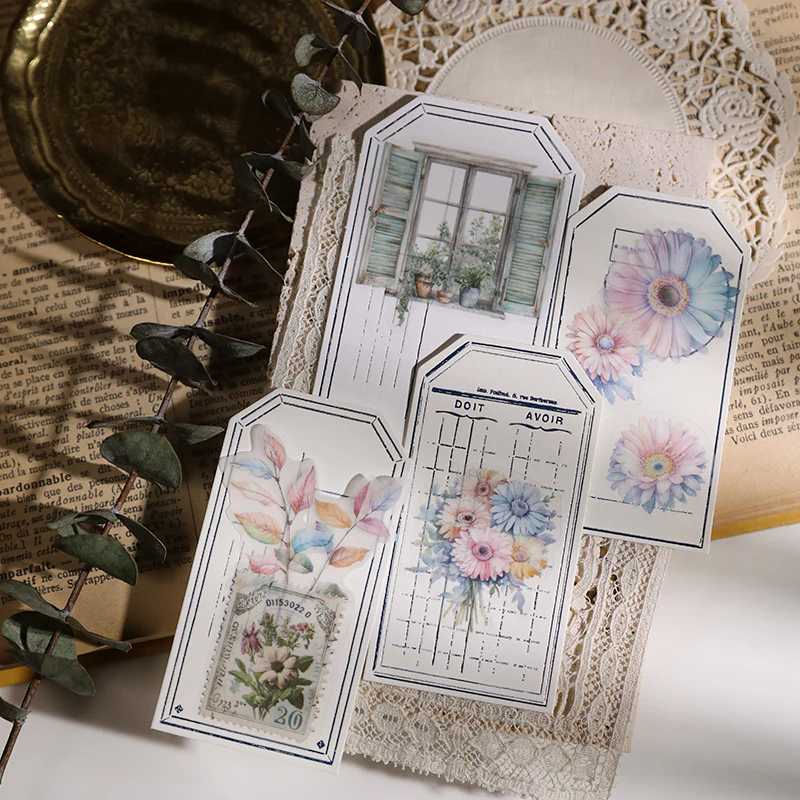 Spring Flower Vellum Sticker-TAHARA - Image 6