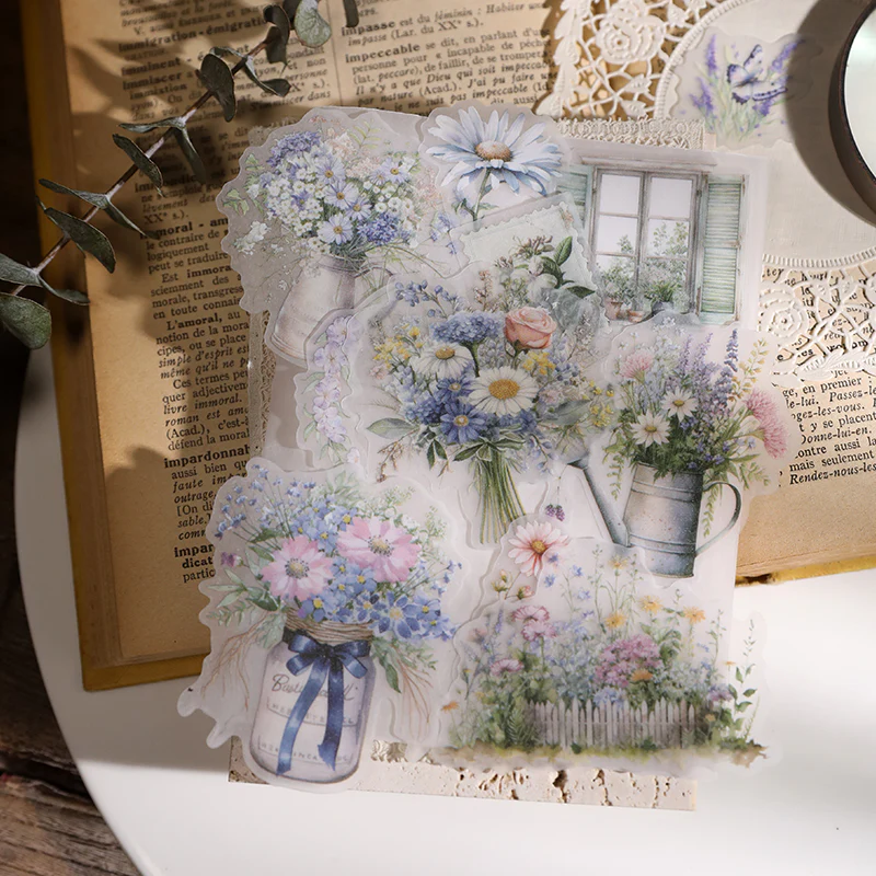 Spring Flower Vellum Sticker-TAHARA - Image 7