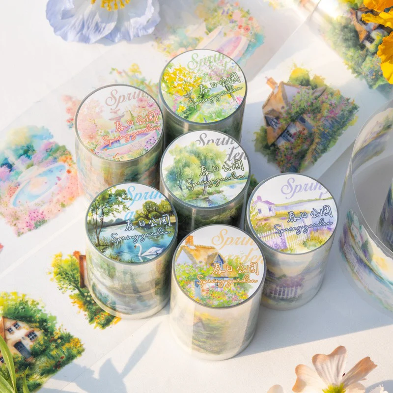 Spring Park Series Scenic PET Sticker Tape - Image 4