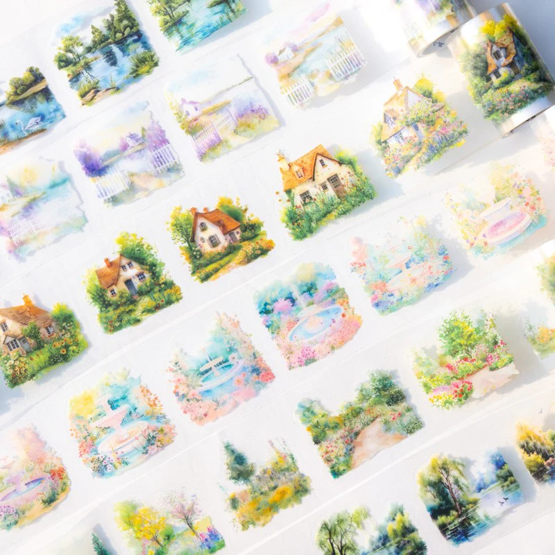 Spring Park Series Scenic PET Sticker Tape - Image 5