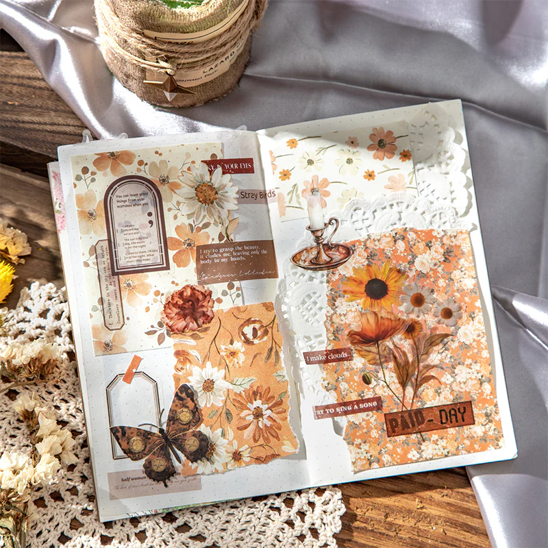 Spring Story Embossed Floral Paper Pack - Image 15