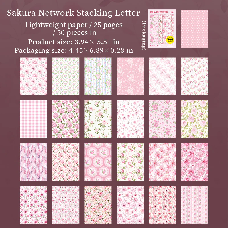 Spring Story Embossed Floral Paper Pack - Image 26