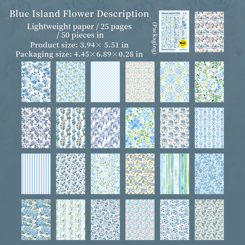 Spring Story Embossed Floral Paper Pack - Image 27