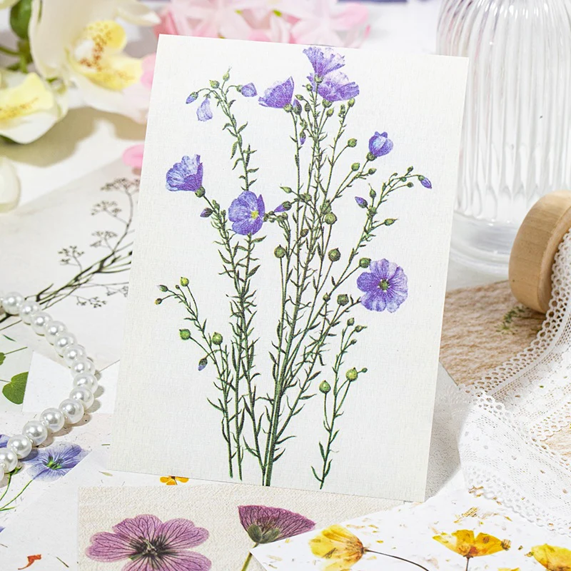 Spring Story Embossed Floral Paper Pack - Image 4