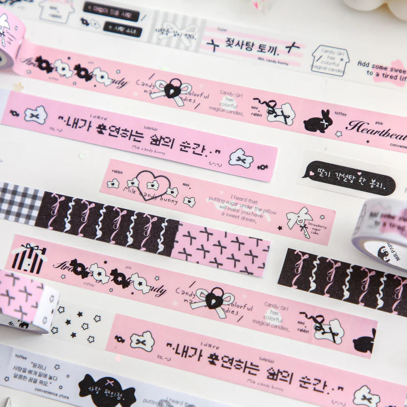 Sweet Trio Washi Tape Set Candy Theme - Image 6