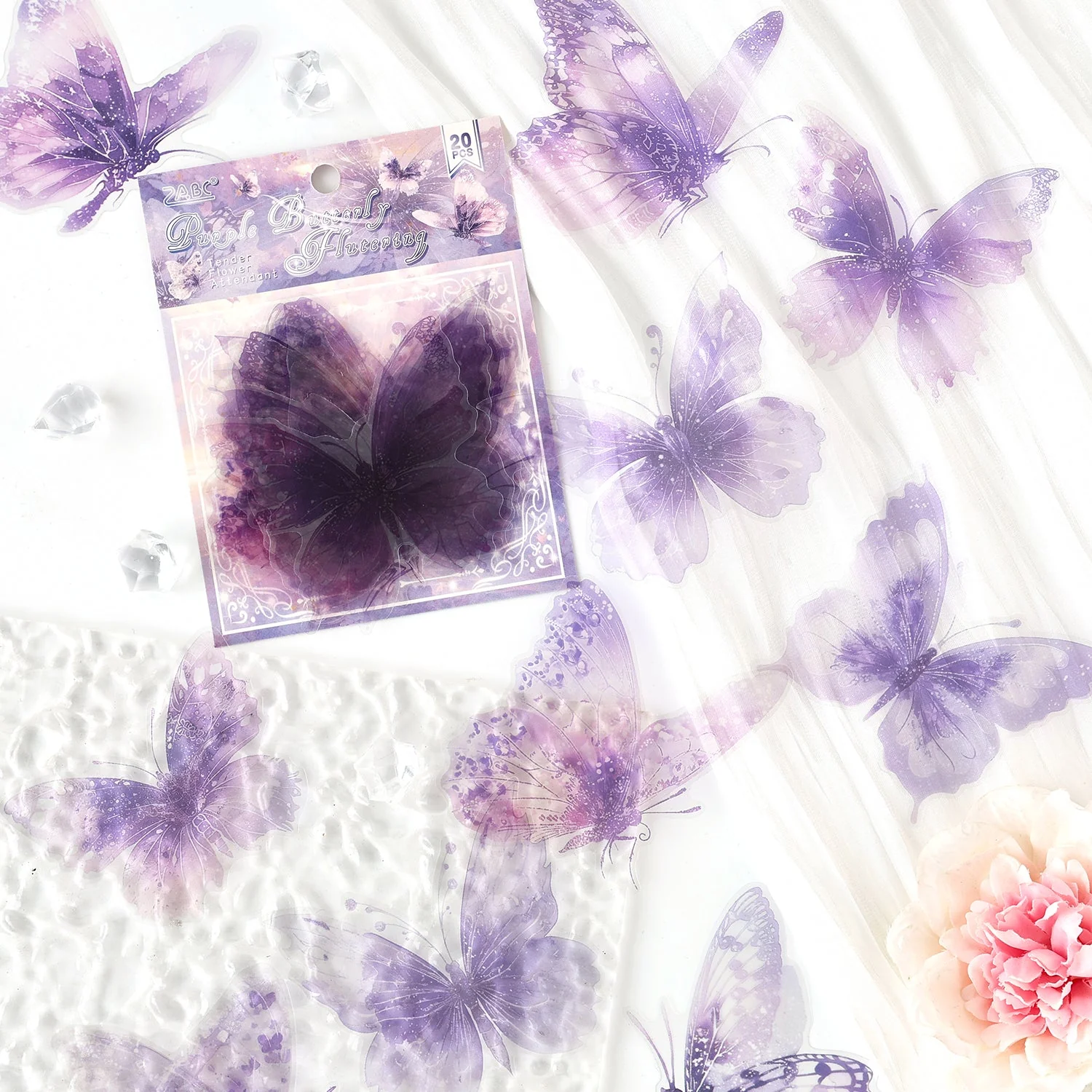 Tender Flower Attendant Sticker 20pcs - Image 6