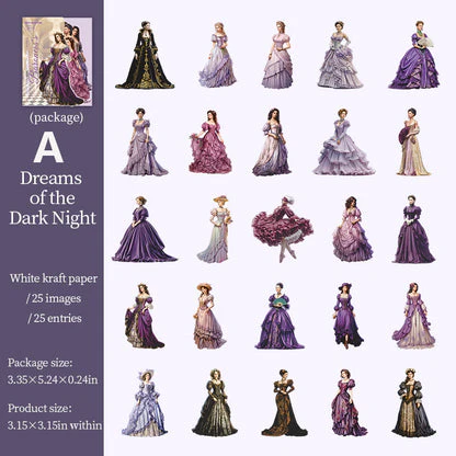 The Baroness's Wardrobe Sticker 25pcs - Image 10