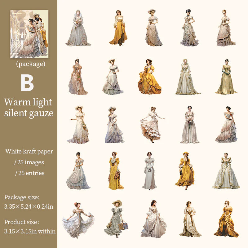 The Baroness's Wardrobe Sticker 25pcs - Image 11