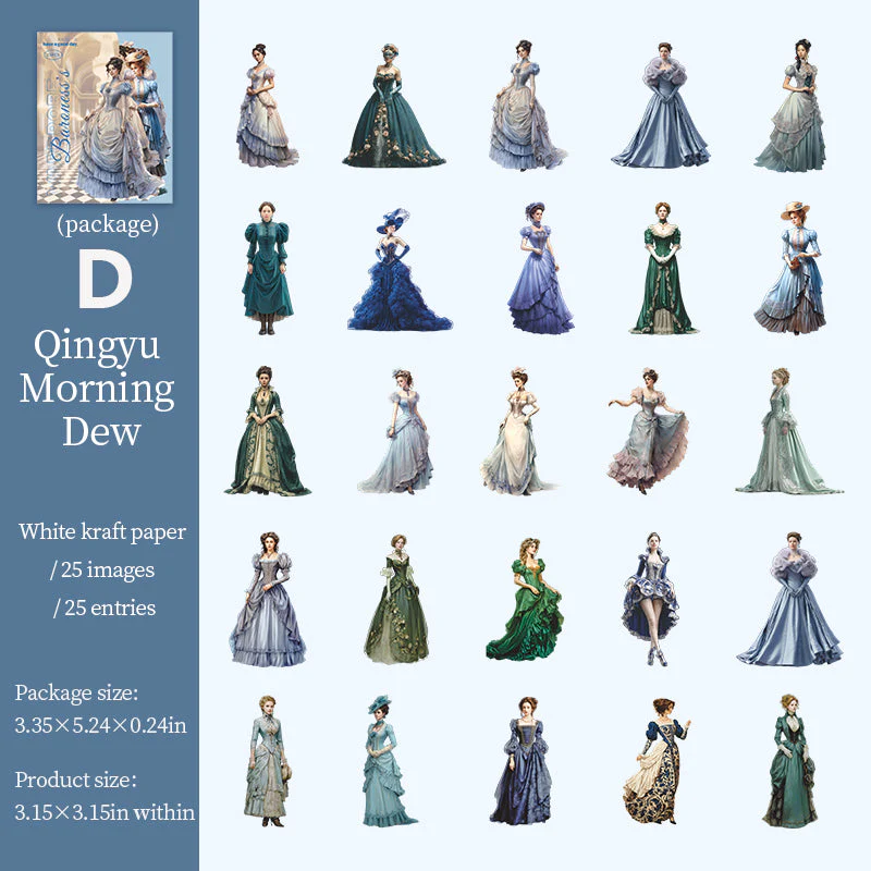 The Baroness's Wardrobe Sticker 25pcs - Image 13