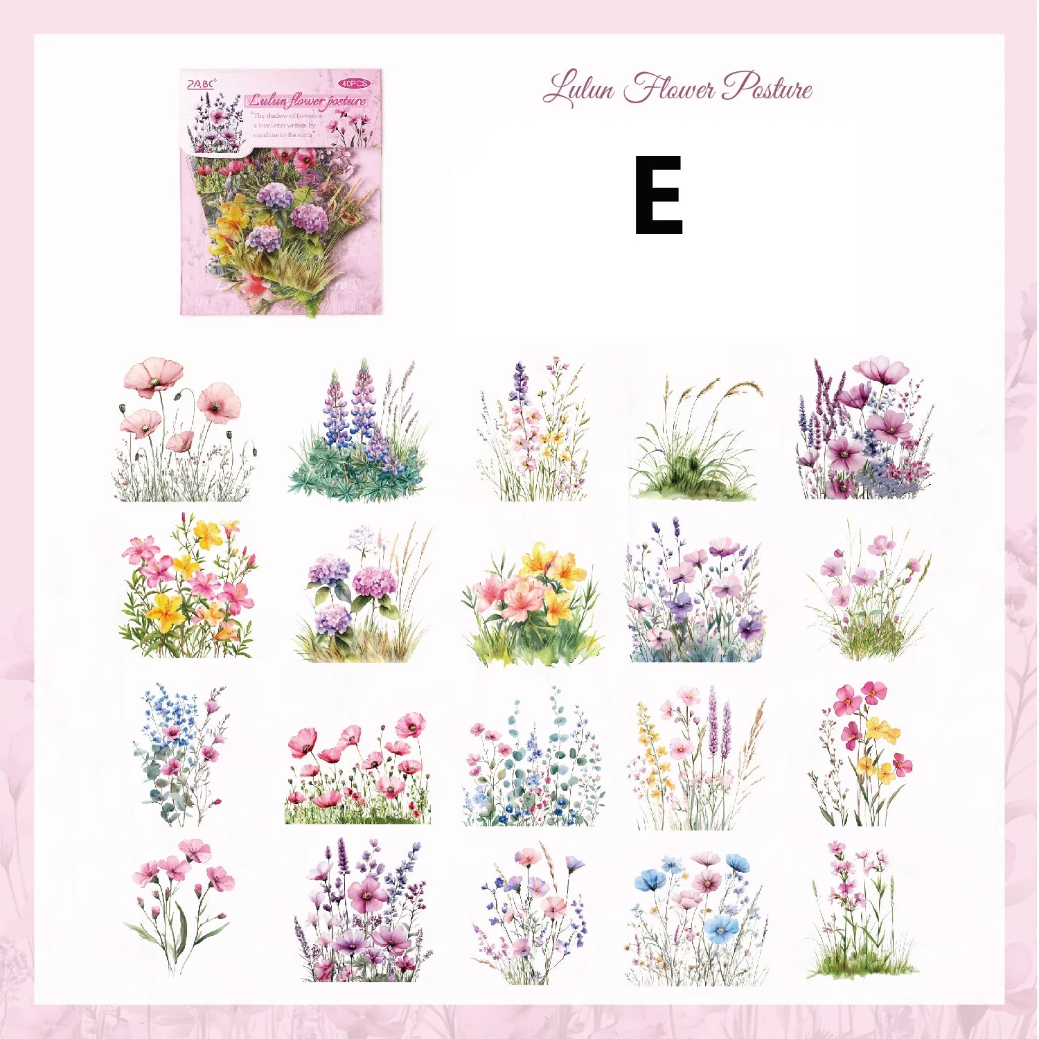 The Charm of The Years Sticker 40pcs - Image 11