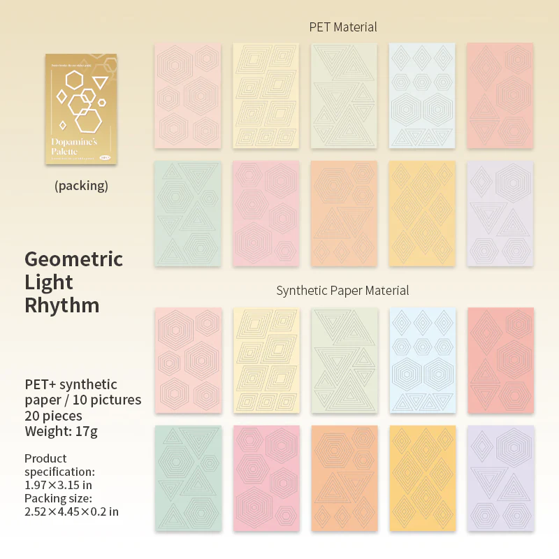 The Color of Dopamine Series Stickers Book 20PCS - Image 10