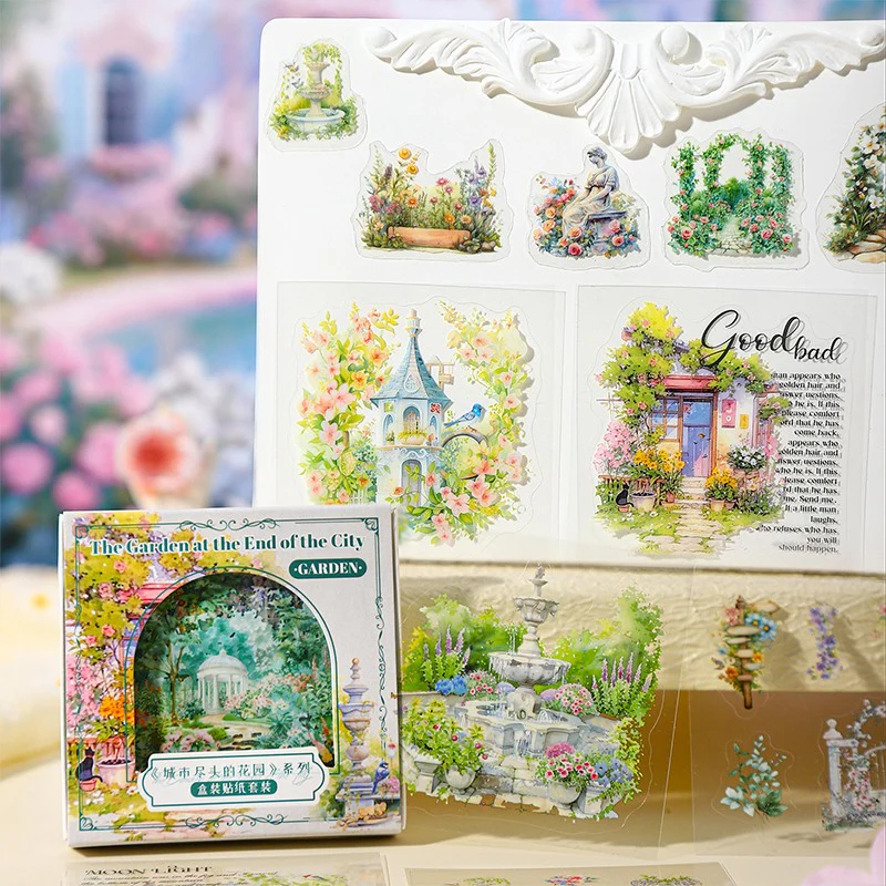 The Garden At End Of The City Sticker Box 45pcs - Image 2