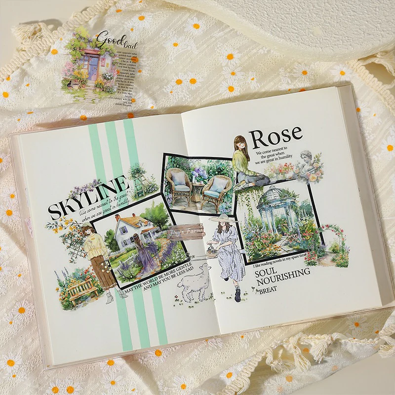 The Garden At End Of The City Sticker Box 45pcs - Image 5