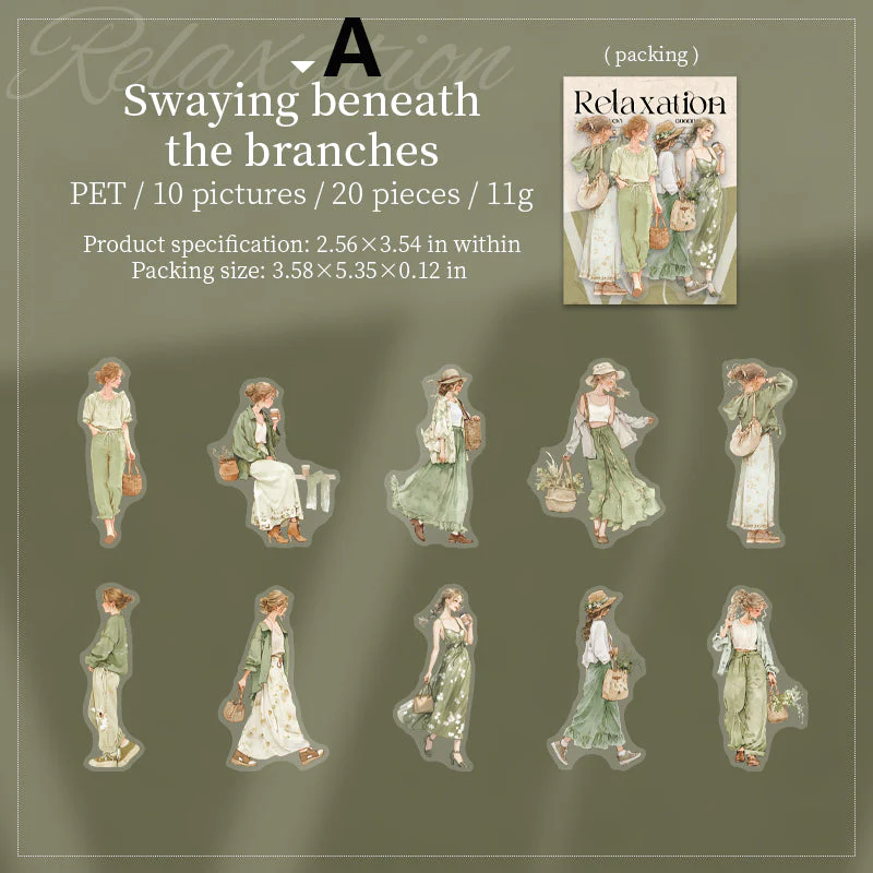The Laid-back Feel of the South of France Sticker 20pcs - Image 14