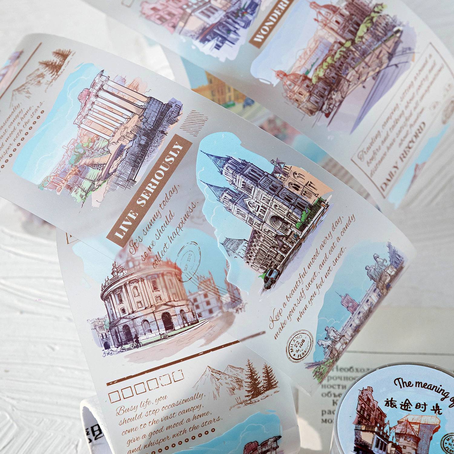 The Meaning Of Travel Series PET Tape-TAHARA - Image 3