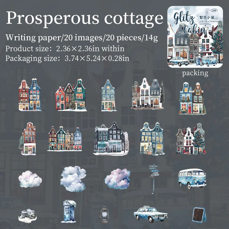 Time Cottage Series 3D Scene Sticker Pack - Image 10