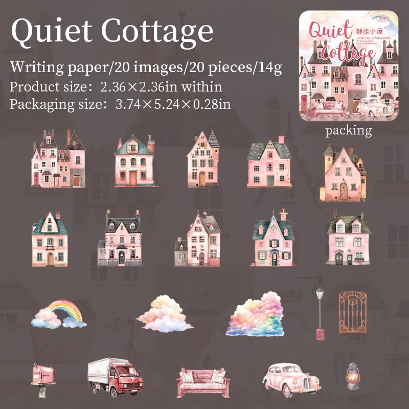 Time Cottage Series 3D Scene Sticker Pack - Image 13