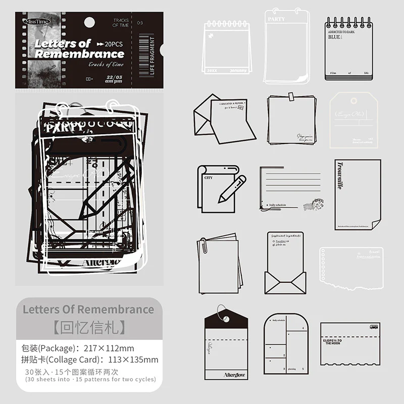 Timeless Issue Series – Journal PET Film Stickers - Image 7