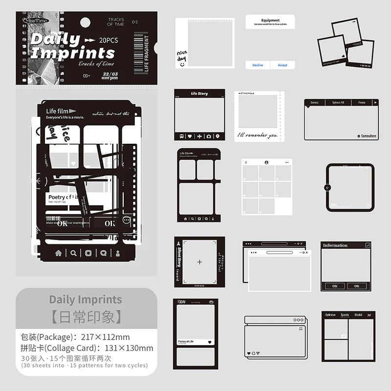 Timeless Issue Series – Journal PET Film Stickers - Image 8