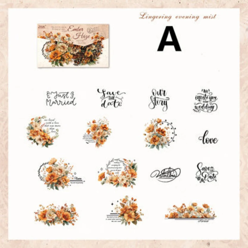 Tinted Silk Melody Sticker 15pcs - Image 11