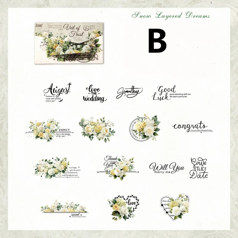 Tinted Silk Melody Sticker 15pcs - Image 12