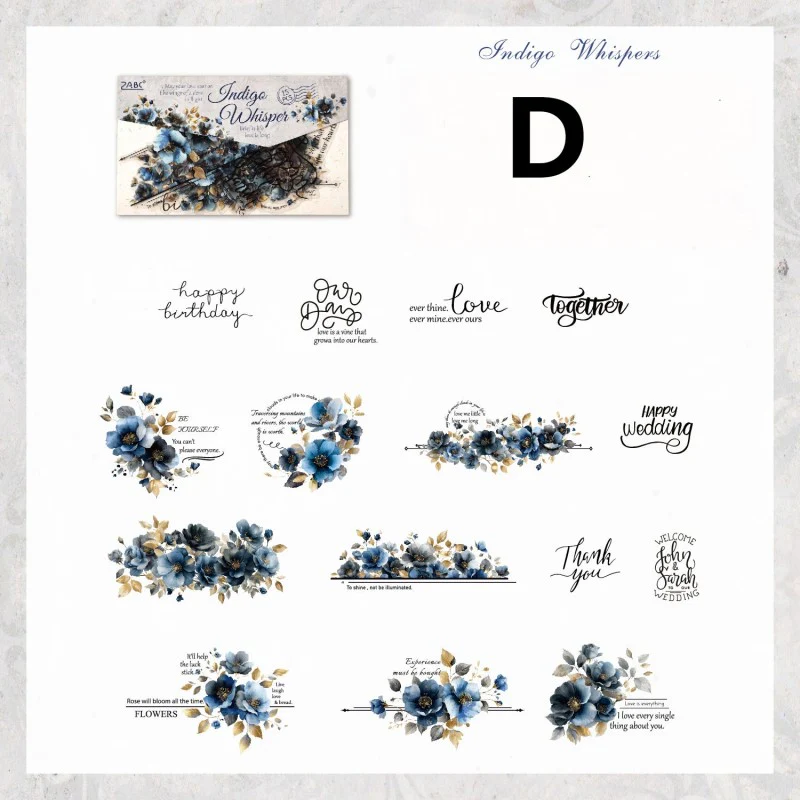 Tinted Silk Melody Sticker 15pcs - Image 14