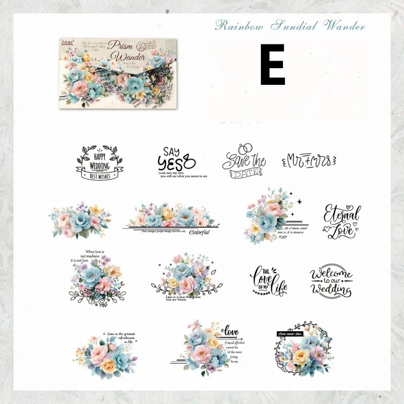 Tinted Silk Melody Sticker 15pcs - Image 15