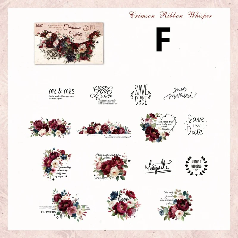Tinted Silk Melody Sticker 15pcs - Image 16