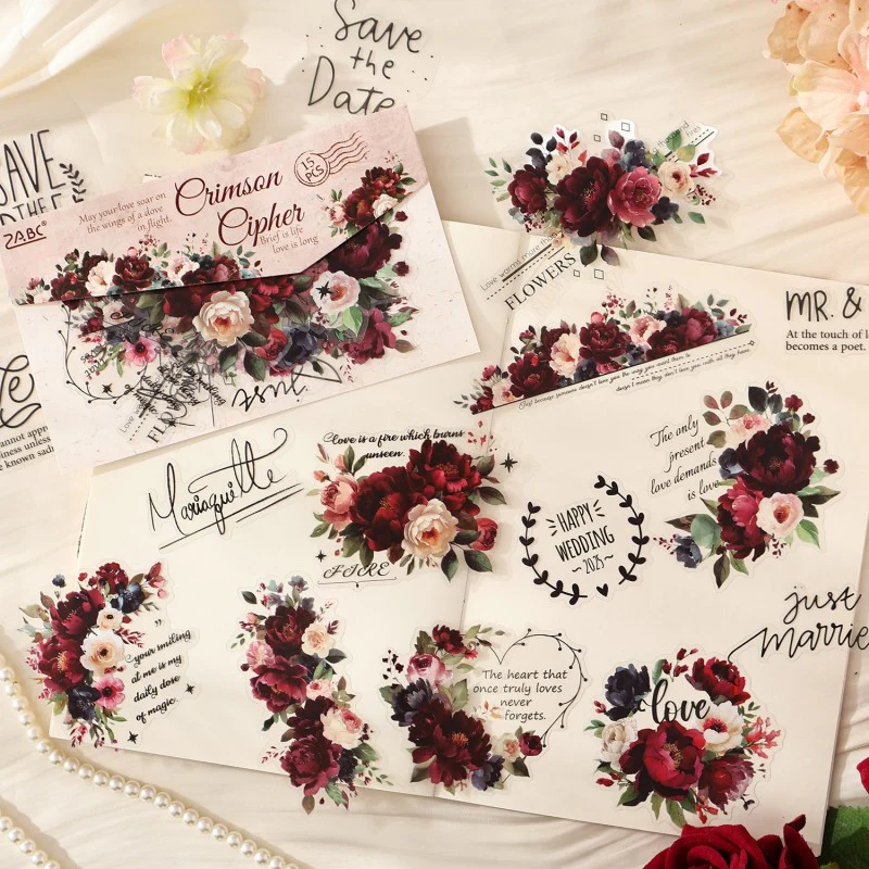 Tinted Silk Melody Sticker 15pcs - Image 5