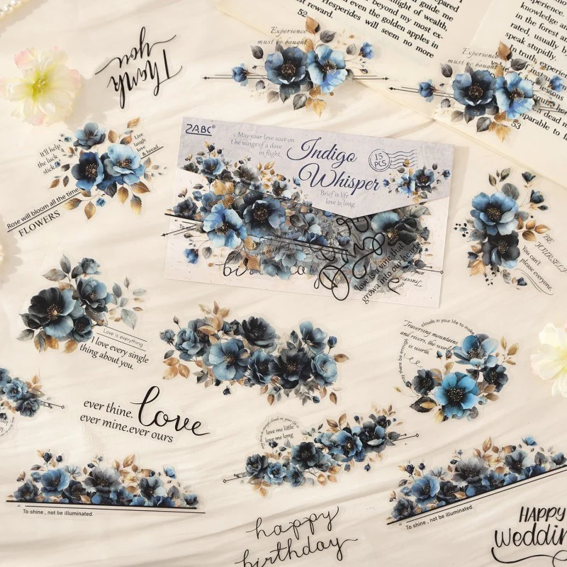 Tinted Silk Melody Sticker 15pcs - Image 8