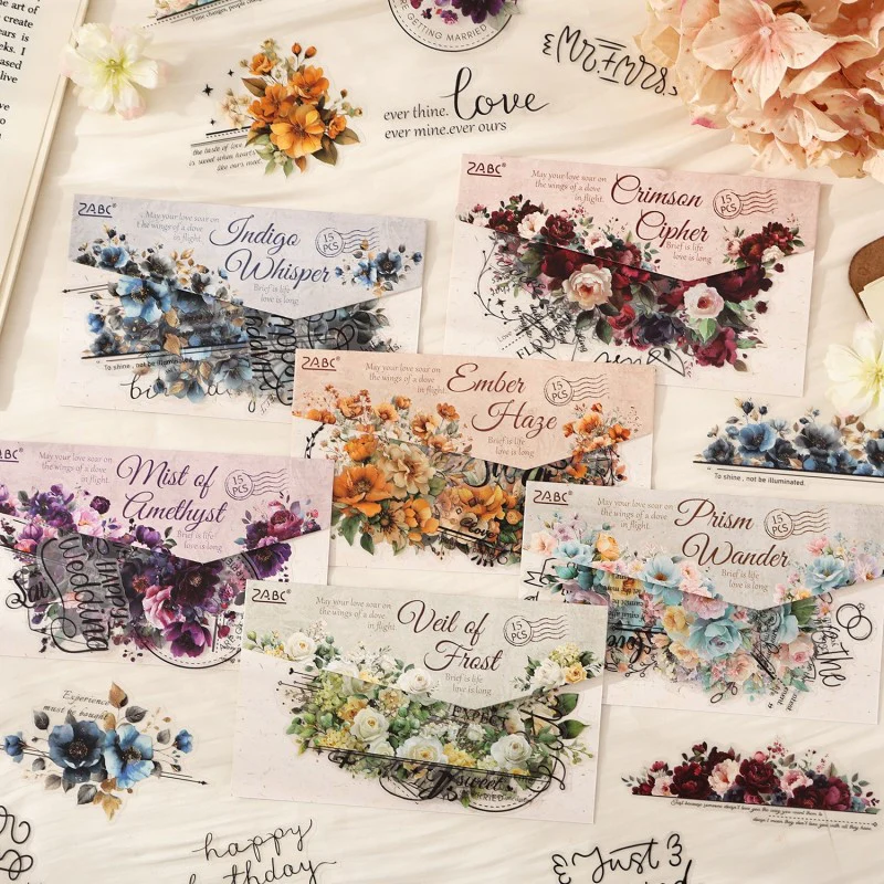 Tinted Silk Melody Sticker 15pcs - Image 9