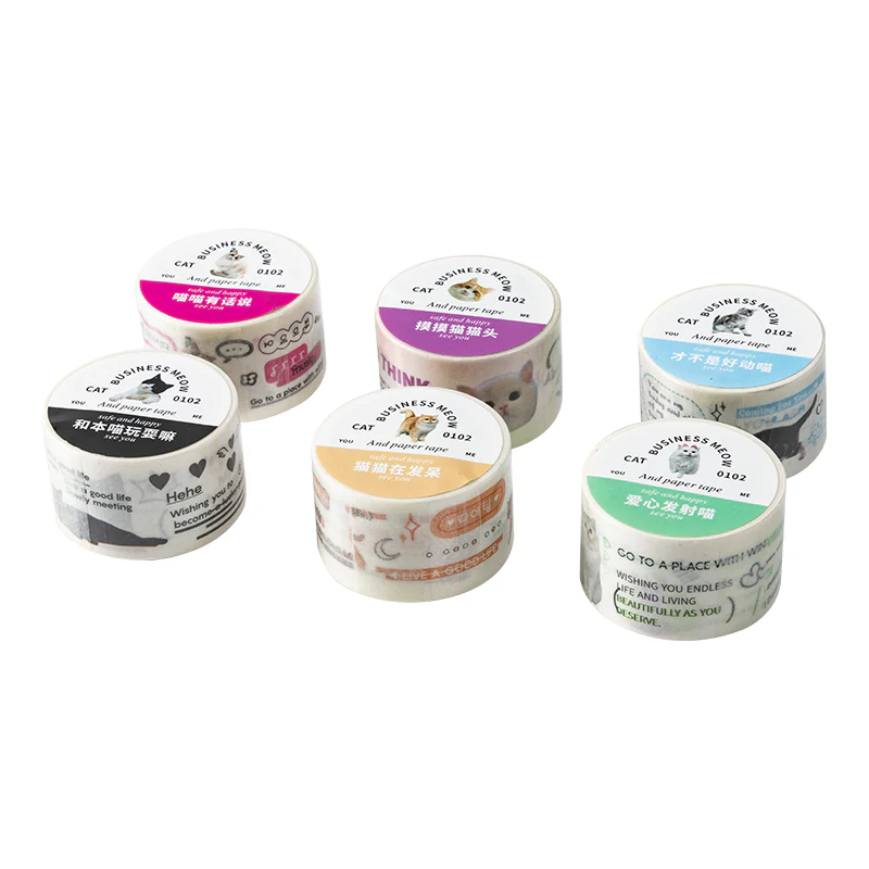 Today's Business Cat Series Cat-Themed Washi Tape - Image 6