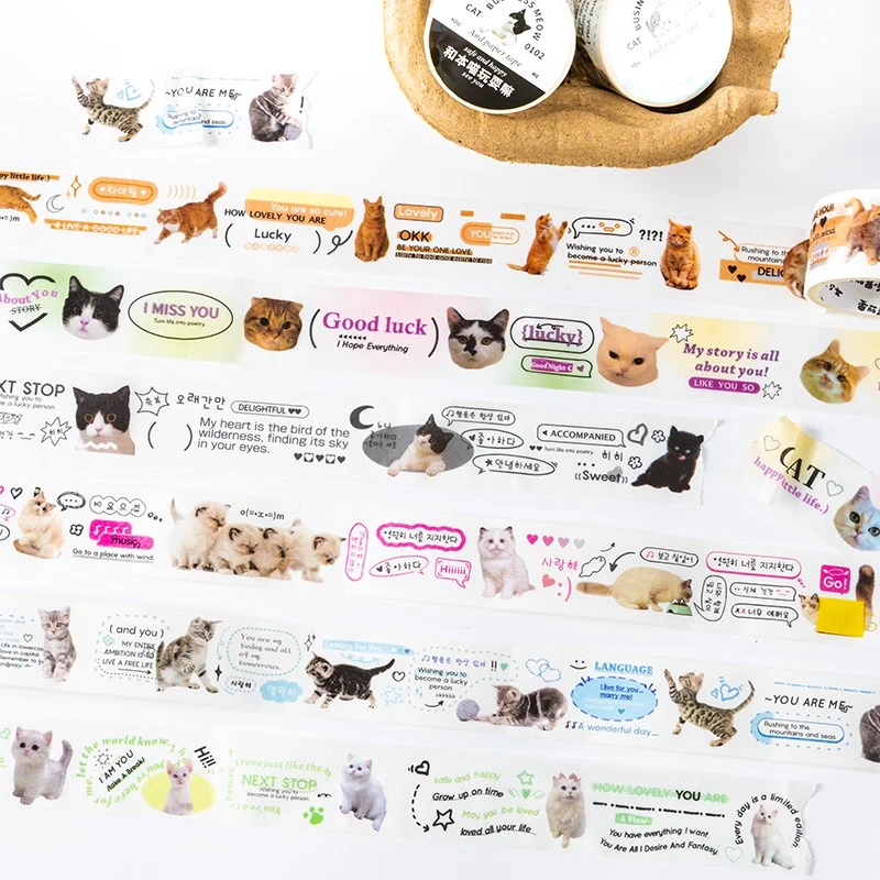 Today's Business Cat Series Cat-Themed Washi Tape - Image 7