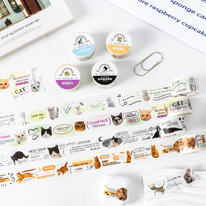 Today's Business Meow series Washi tape