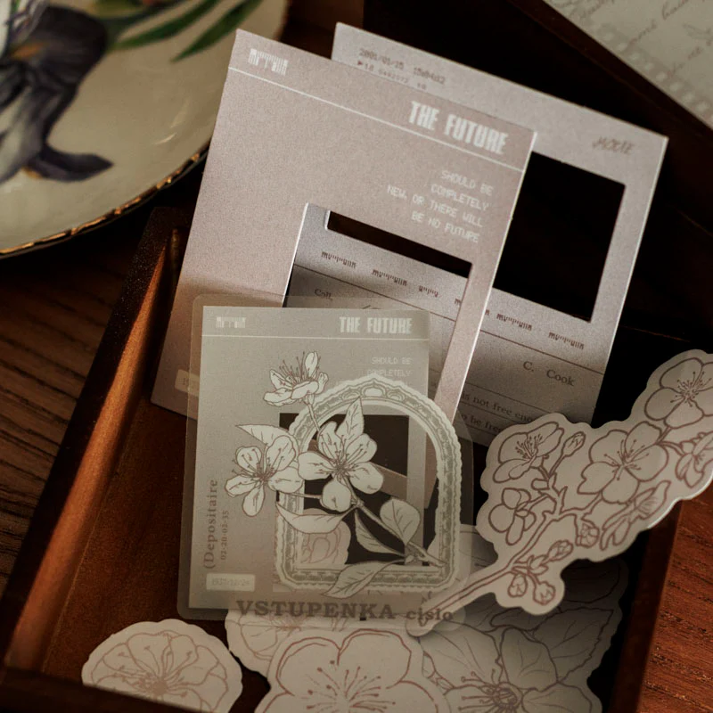 [Tomato Jam Girl]Instantaneous shadow flying flower' series sticker pack-TAHARA - Image 3