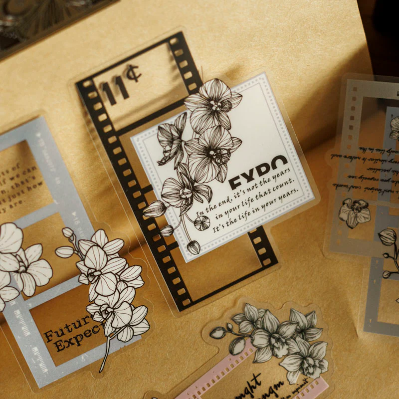 [Tomato Jam Girl]Instantaneous shadow flying flower' series sticker pack-TAHARA - Image 4