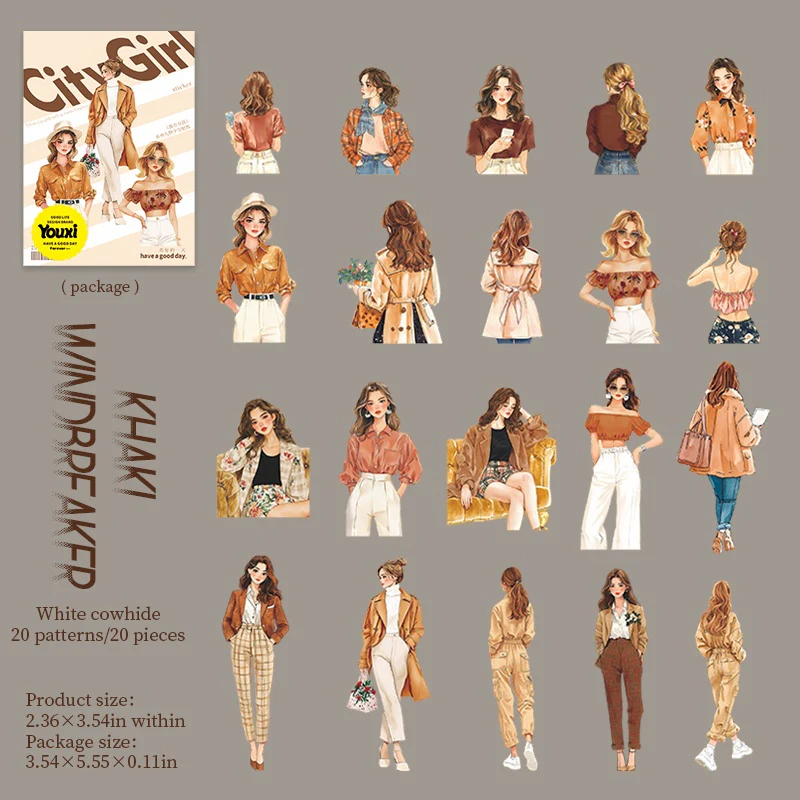 Duoduo's weekly outfits Series Character PET Sticker Pack - Image 35