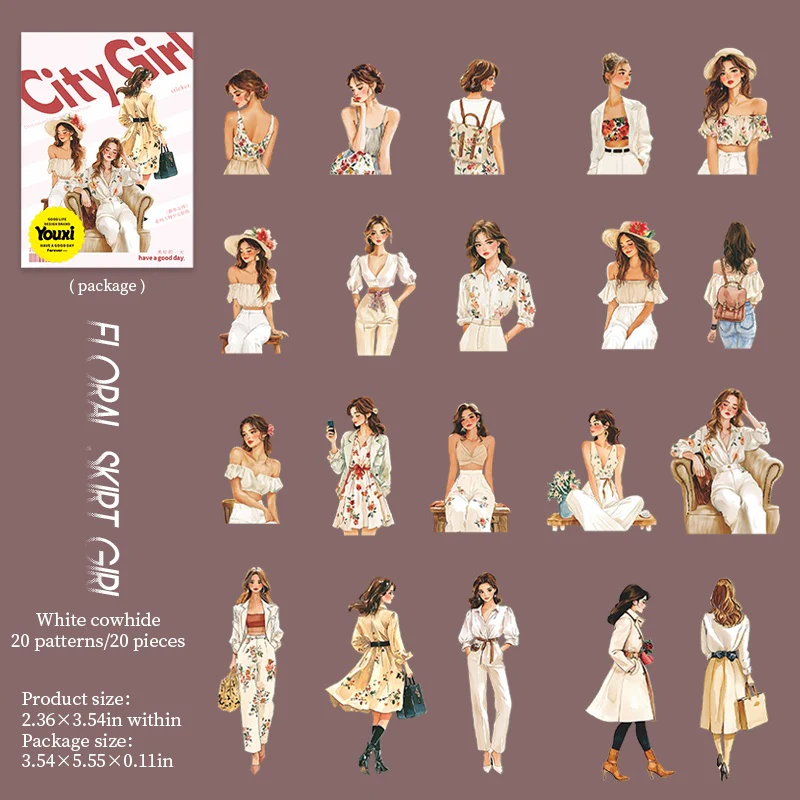 Duoduo's weekly outfits Series Character PET Sticker Pack - Image 39