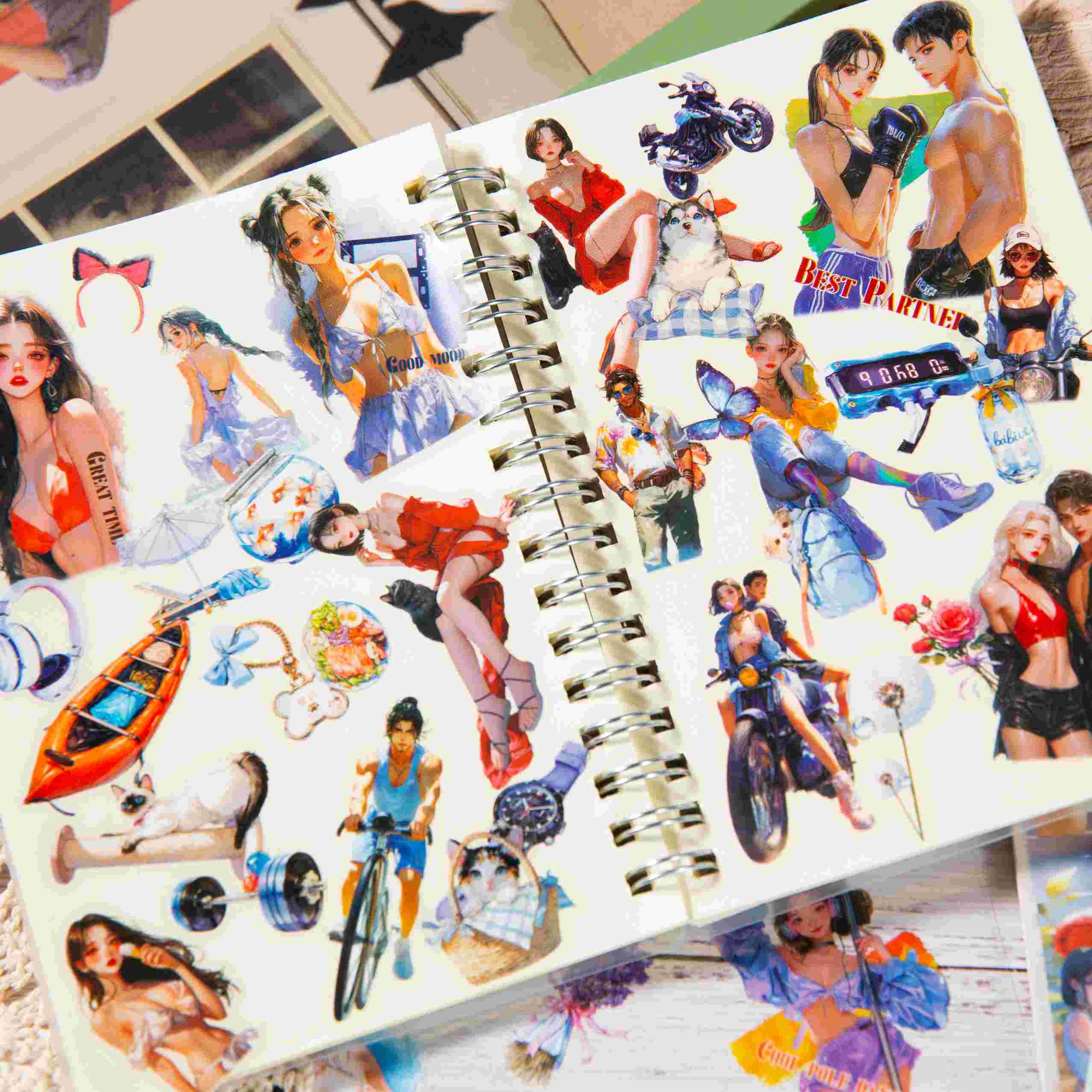 Urban Lifestyle Character Sticker Book – Active Everyday Men & Women - Image 4