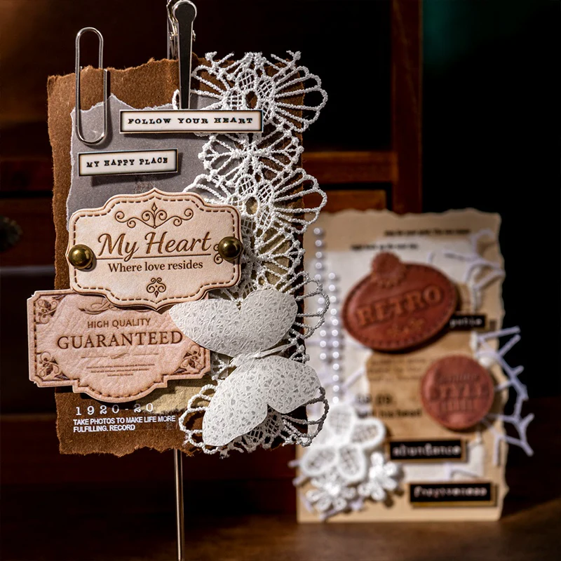 Velvet Letterhead Series Of Stickers - Image 4