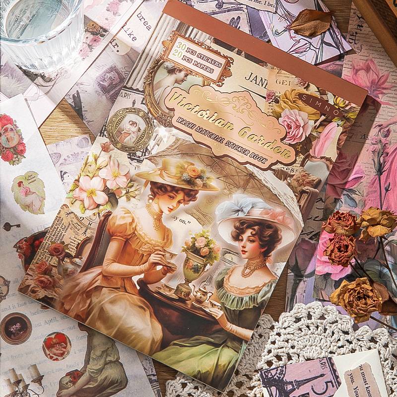 Victoria's Garden Sticker Book-TAHARA - Image 3