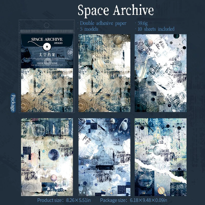 Vintage Archives Themed Large-Size Material Paper - Image 10