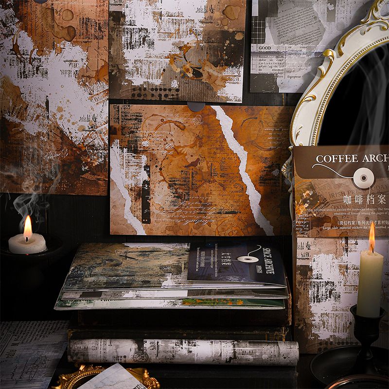 Vintage Archives Themed Large-Size Material Paper - Image 2
