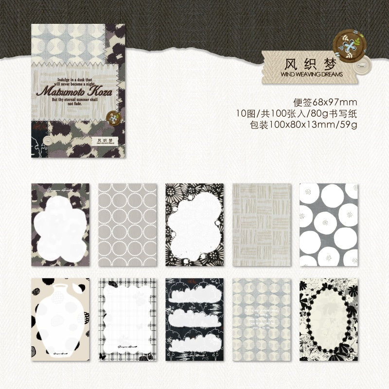 Vintage Floral Scrapbook Paper 100PCS - Image 14
